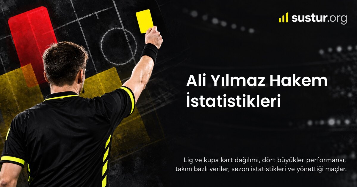 Ali Yılmaz hakem istatistikleri