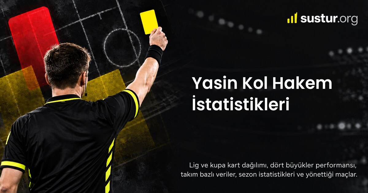Yasin Kol hakem istatistikleri